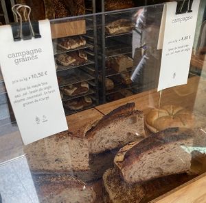Bread at Elements Pain Bio in Paris