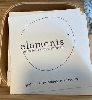  at Elements Pain Bio in Paris