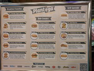 Menu at Plantega - Yummy Hive Deli in New York City
