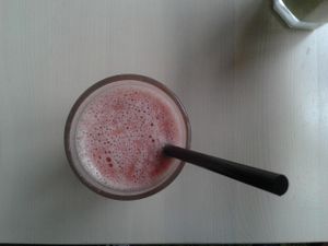 Watermelon smoothie at Raw Inn in Marijampole