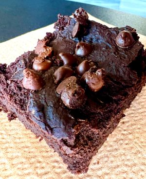 Black bean Brownie  at Throop Soups in Throop