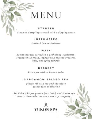  at Yukon Spa & Cafe in Dawson City