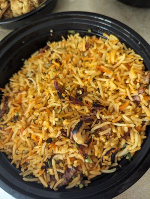 Biryani at Golden Spoon Vegetarian Restaurant in Abu Dhabi