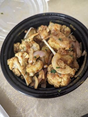 Aloo gobi at Golden Spoon Vegetarian Restaurant in Abu Dhabi