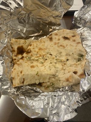 Garlic naan  at Golden Spoon Vegetarian Restaurant in Abu Dhabi