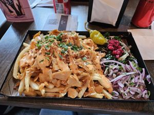 Vegan plate at Le Kebab - Hammarby Sjöstad in Stockholm