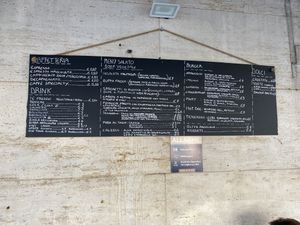 Menu as of 07-08-2024  at Unima in Terni