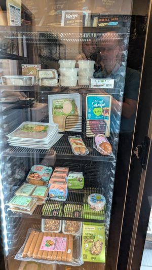 Vegan meats at Unima in Terni