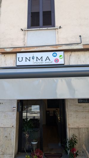 Signage at Unima in Terni