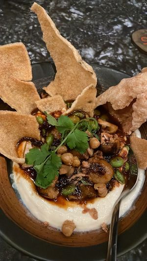 Whipped tofu   at Karla in Perth