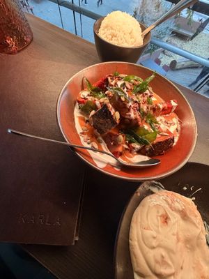 Flavourful few bites then overprices pumpkin. I could not finish. at Karla in Perth