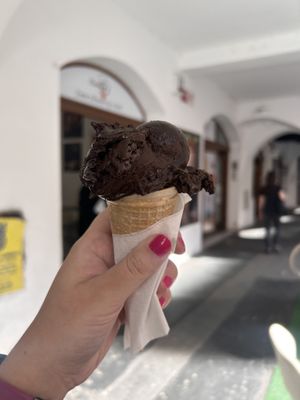   at Gelateria Cremino in Ceske Budejovice