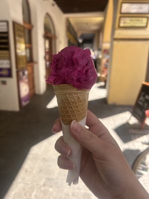   at Gelateria Cremino in Ceske Budejovice