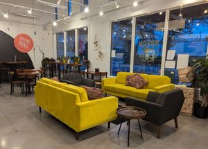 interior at Fetch Coffee Roasters in Portland