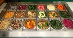 Banco vegano at Cucineria54 in Ascoli Piceno