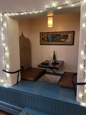 Some fun seating  at La Luna @ La Fonda in Taos