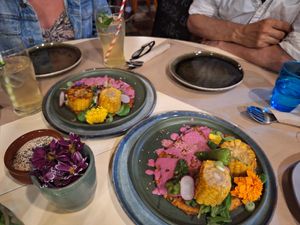 Wonderful starter which we shared between 5! at Estamos Sembrados in La Herradura