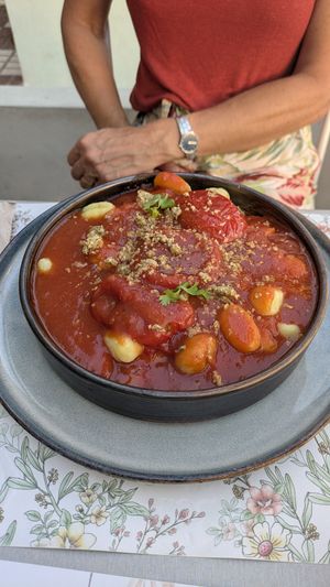 Gnocchi main at Estamos Sembrados in La Herradura