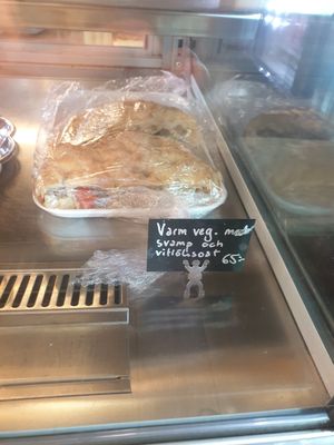 Varm macka med svamp at Kullzenska Cafeet in Kalmar