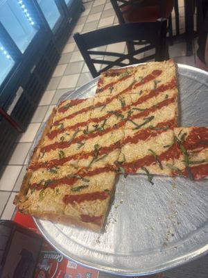 This grandma’s pizza was very good. The service was excellent and the owners had a genuine interest in knowing if we were enjoying our food. I drove 55 min, would def return .    at Genova Pizza in Audubon