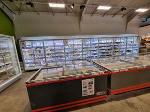 Fridges freezers at Vivo Naturkost in Husum