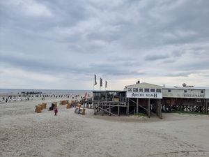 Beach restaurant at Restaurant Arche Noah in Sankt Peter-ording