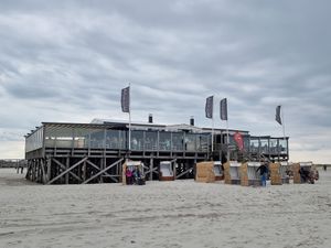 Beach restaurant at Restaurant Arche Noah in Sankt Peter-ording