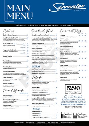  at Sorrentos Cafe in Mount Gambier