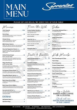  at Sorrentos Cafe in Mount Gambier