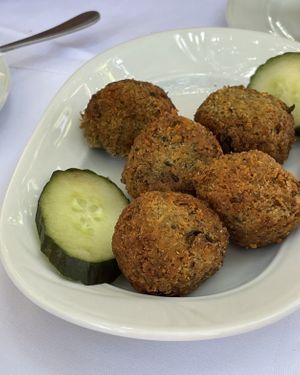 Courgette Balls  at Mike's Place in Crete