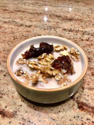 Homemade nut granola at Hessa Street Kitchen in Dubai