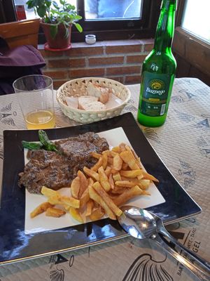 Seitan al Pedro Ximenez at Bar Restaurante Angel in Cangas De Onis