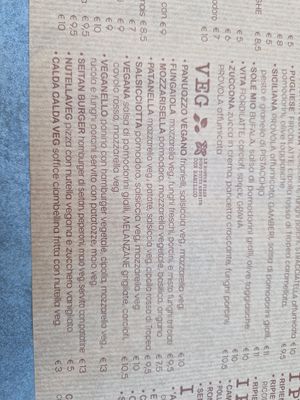 Menù at Da Pasquale 2.0 in Riccione