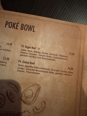 Menü  at Tao's Asian Food in Siegburg