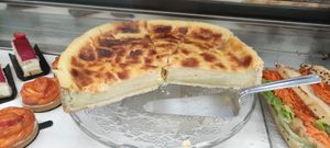 Flan at La Mauvaise Herbe in Paris