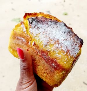 Pain au maïs 💛 at La Mauvaise Herbe in Paris