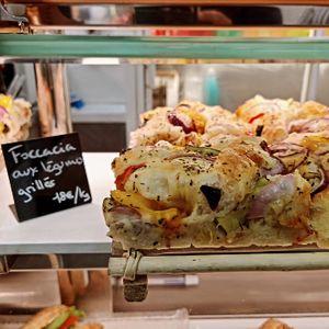 Foccacia at La Mauvaise Herbe in Paris