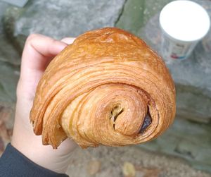 Pain au chocolat at La Mauvaise Herbe in Paris
