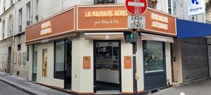 New storefront. at La Mauvaise Herbe in Paris