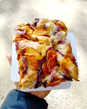 Focaccia ❤️ at La Mauvaise Herbe in Paris