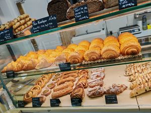 pastries at La Mauvaise Herbe in Paris