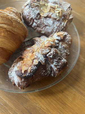 Croissant aux amandes  at La Mauvaise Herbe in Paris