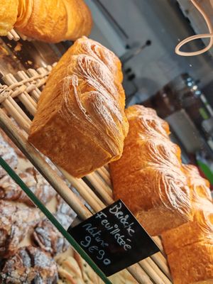 Fantastic brioche for my breakfast at La Mauvaise Herbe in Paris