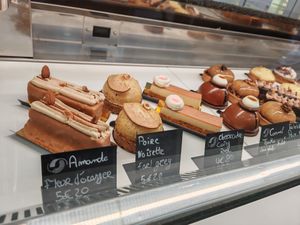 pastries at La Mauvaise Herbe in Paris