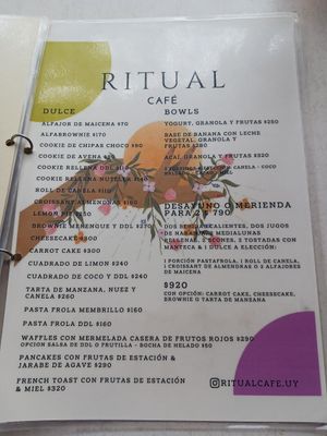 Sweets at Ritual Café   in Montevideo