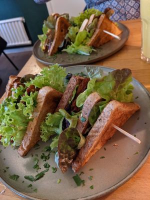 Club sandwich at HappenPappen in Hamburg