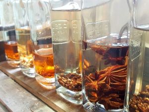 Beautiful table decoration  at HappenPappen in Hamburg