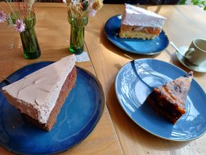 Die Kuchen waren traumhaft! at HappenPappen in Hamburg