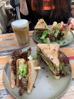 Cream cheese toast TS at HappenPappen in Hamburg