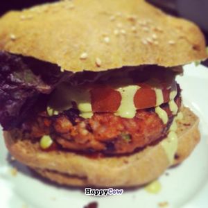 Black Bean Burger at HappenPappen in Hamburg